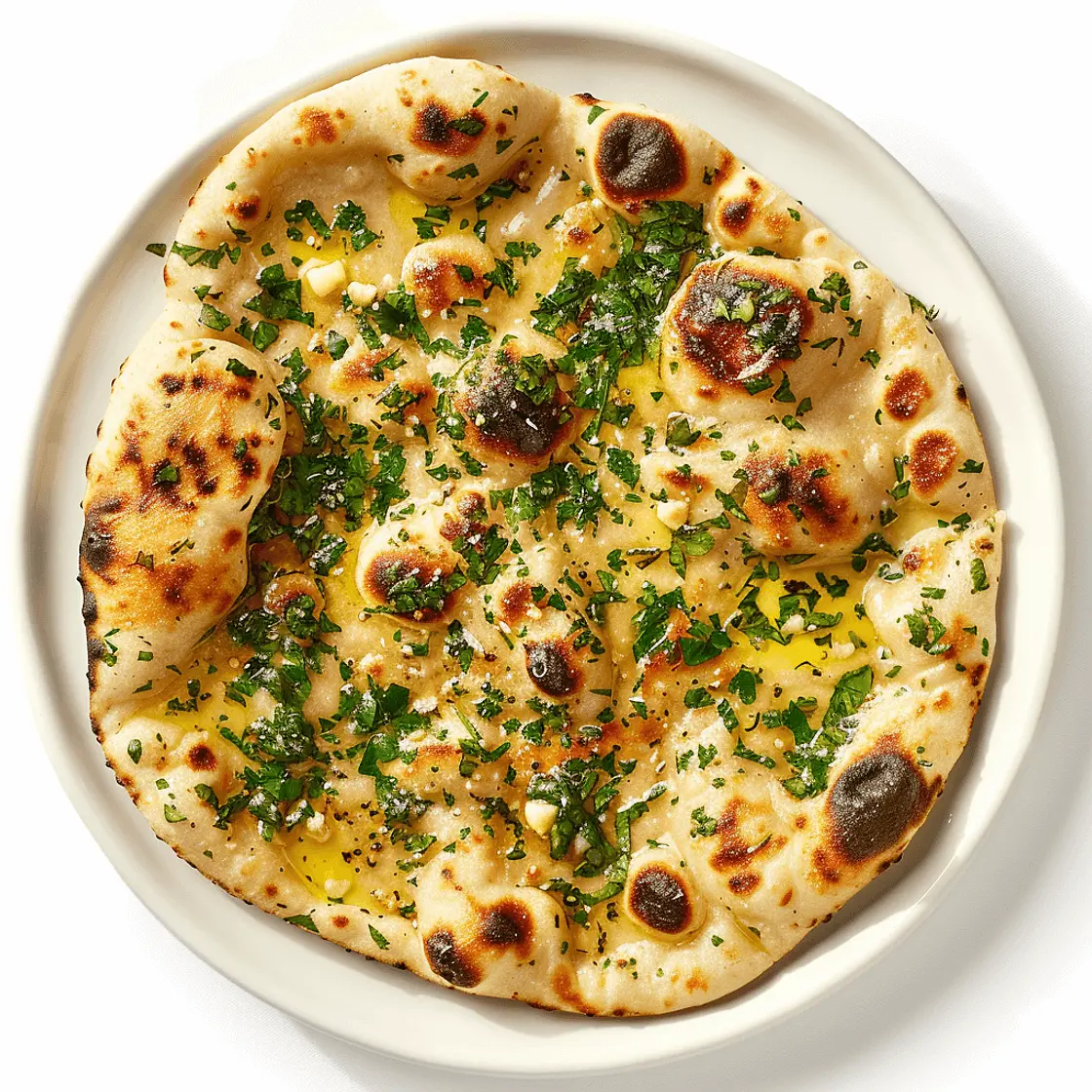 Garlic & Herb Infused Naan