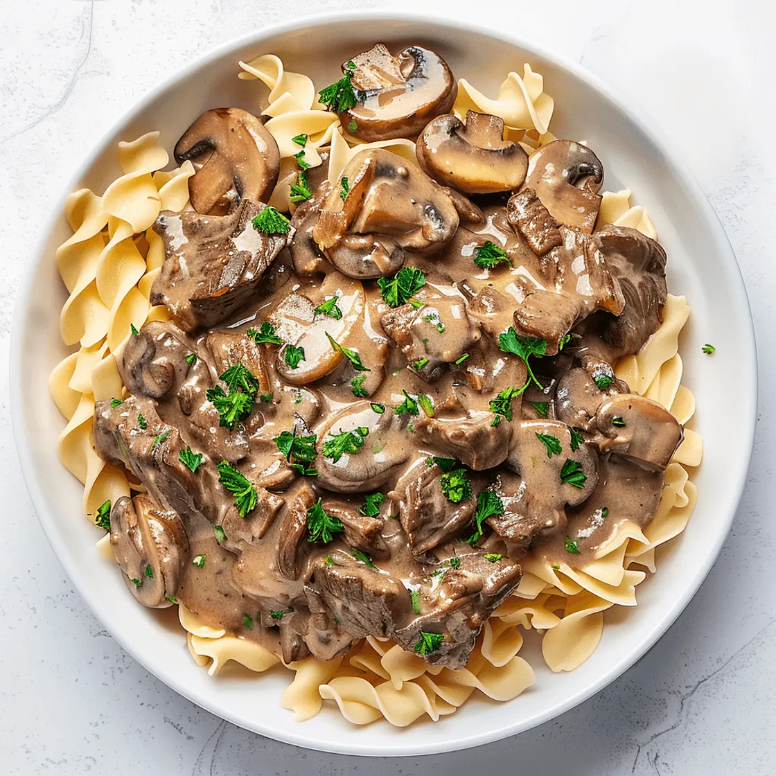 Beef Stroganoff