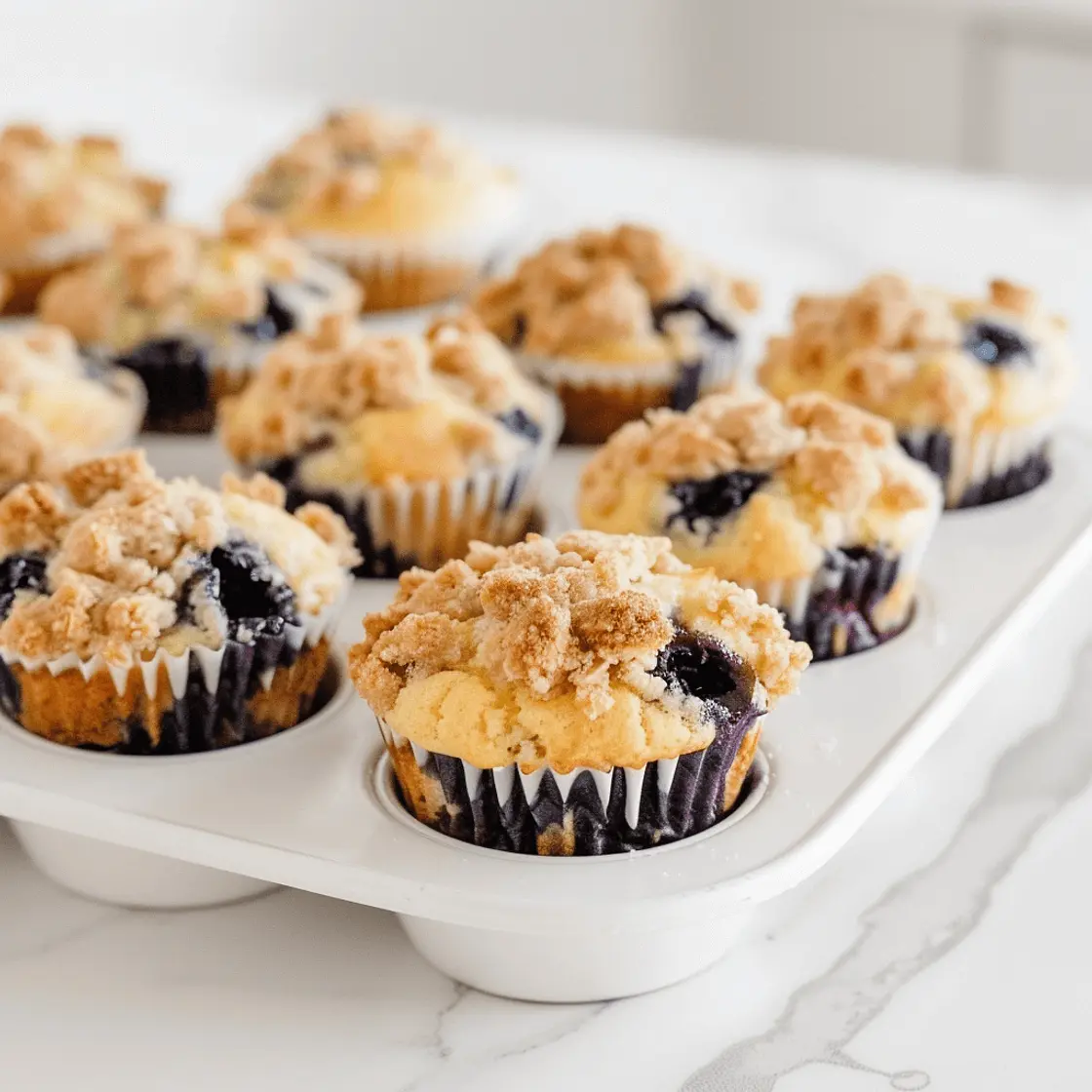 Blueberry Crumble Muffins