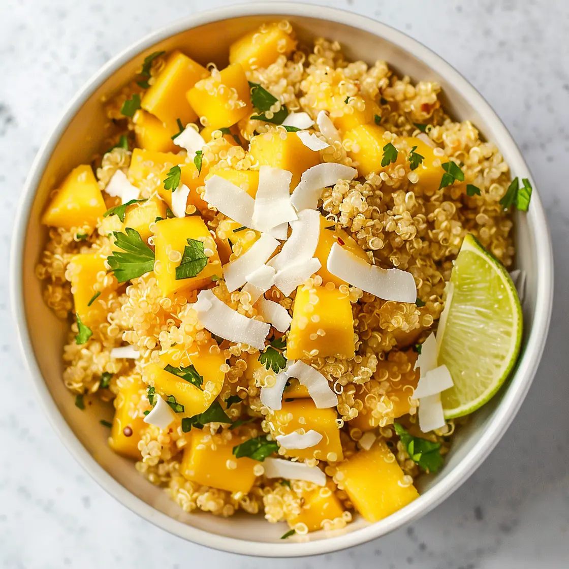 Mango-Coconut Quinoa Delight