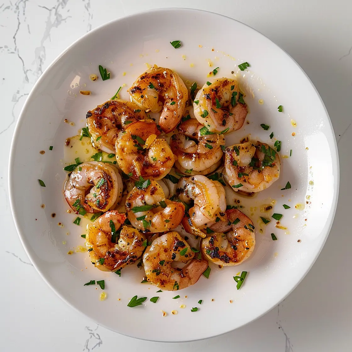 Grilled Lemon Garlic Shrimp