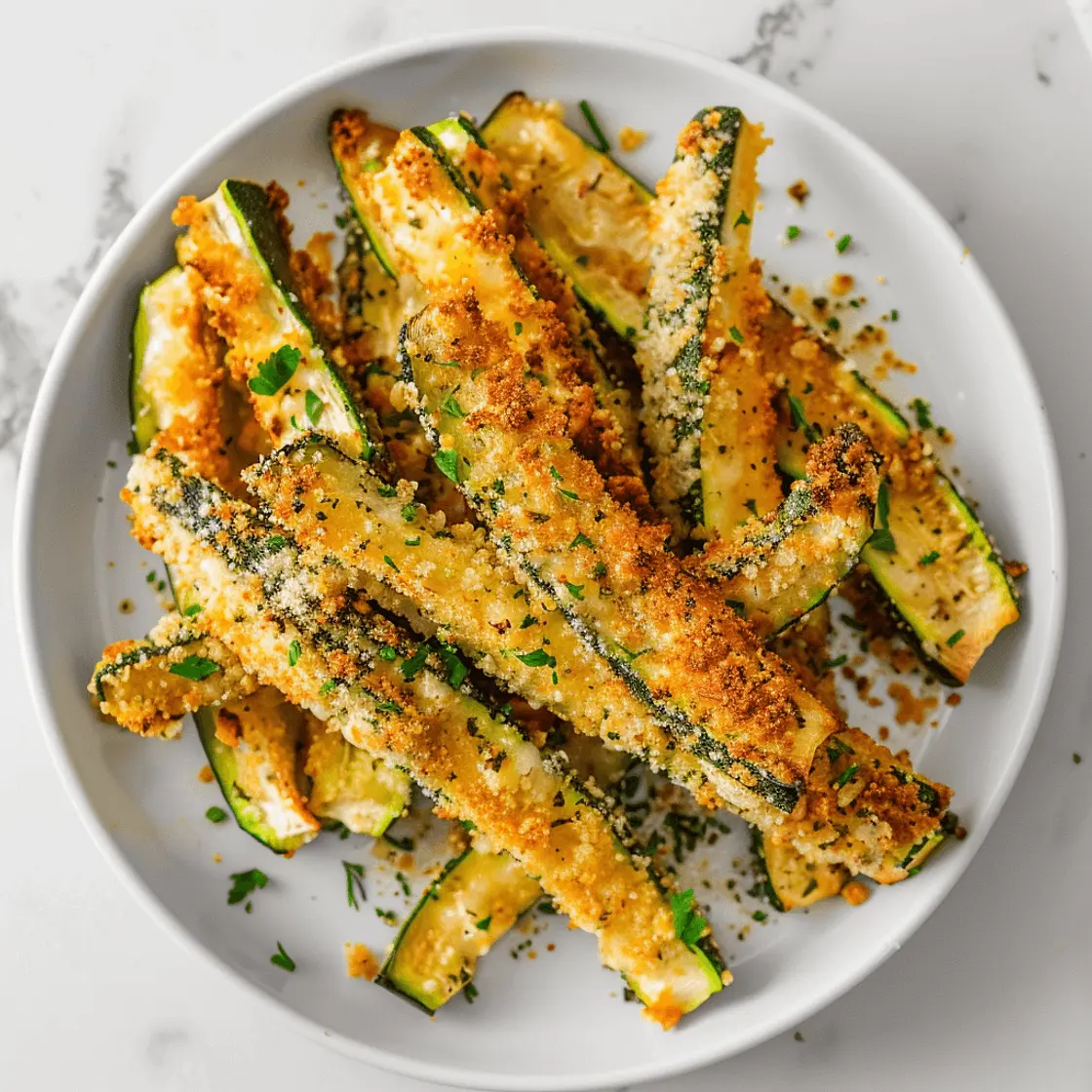 Crispy Baked Zucchini Fries