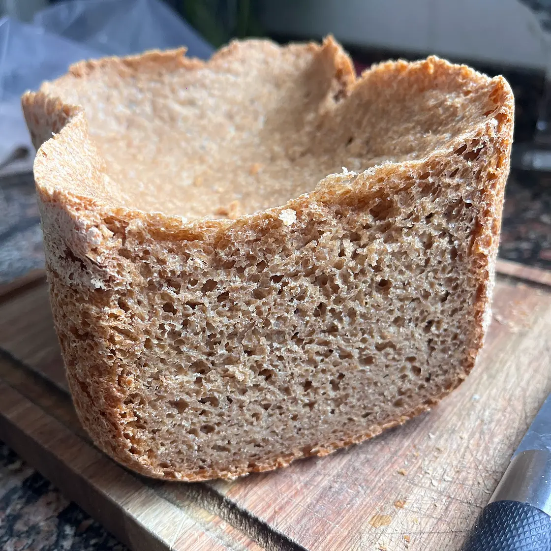 Pan integral en el horno de pan