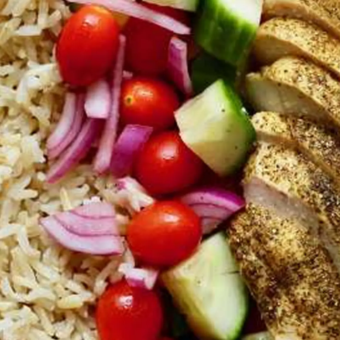 GREEK CHICKEN BOWLS