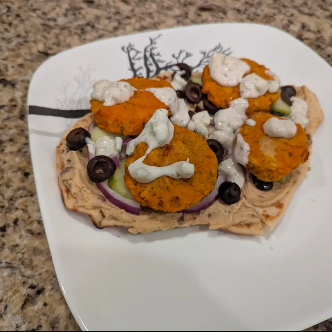 Baked Sweet Potato Falafels