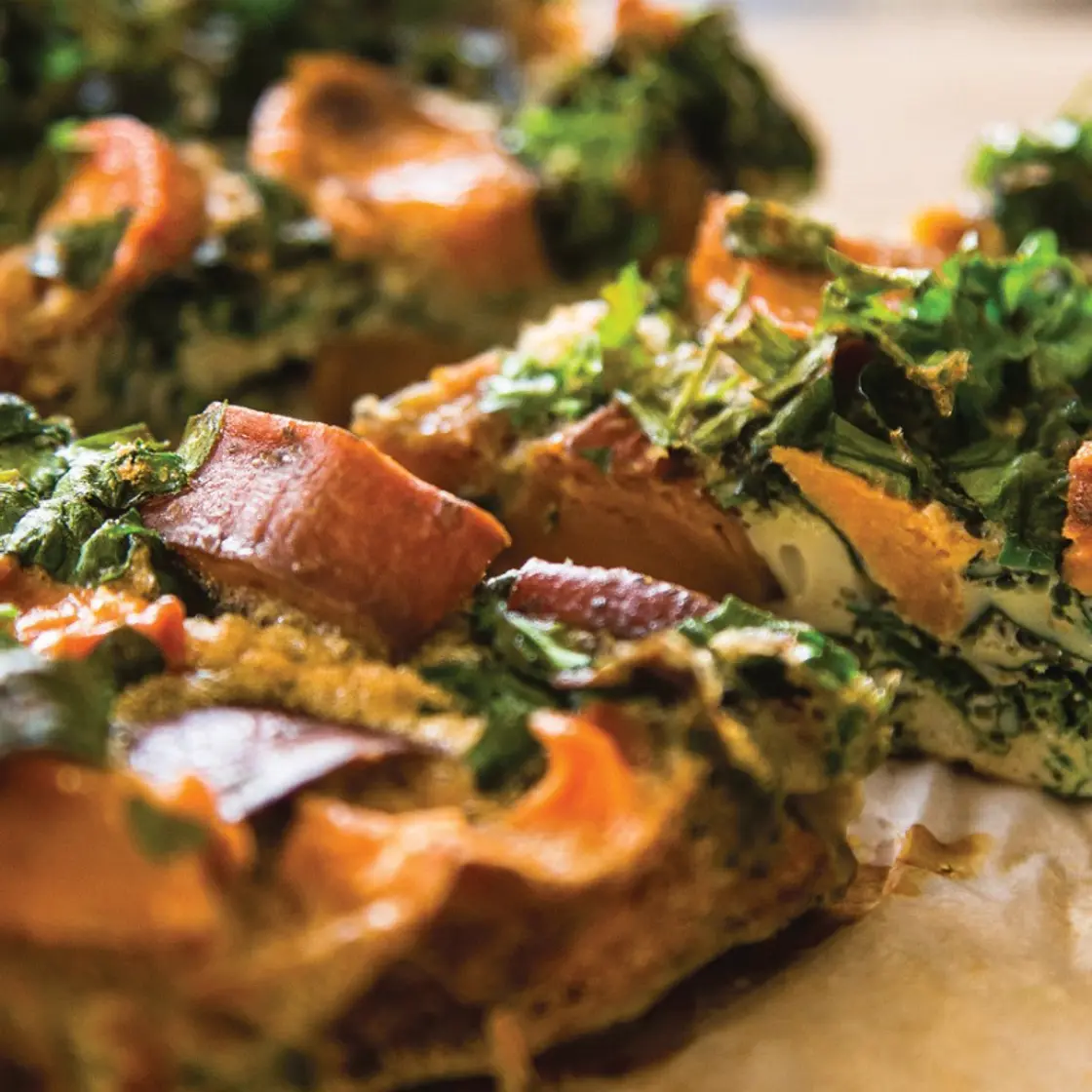 Sweet Potato and Chive Frittata
