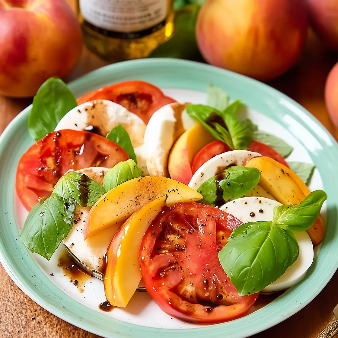Peach Caprese Salad