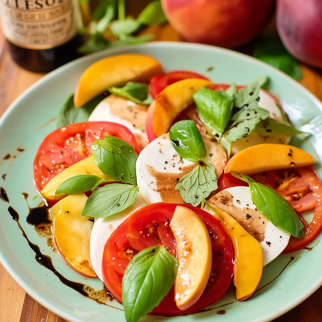 Peach Caprese Salad
