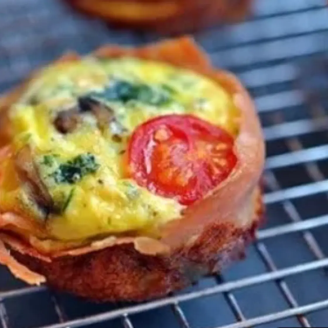 Prosciutto Wrapped Mini Frittata Muffins