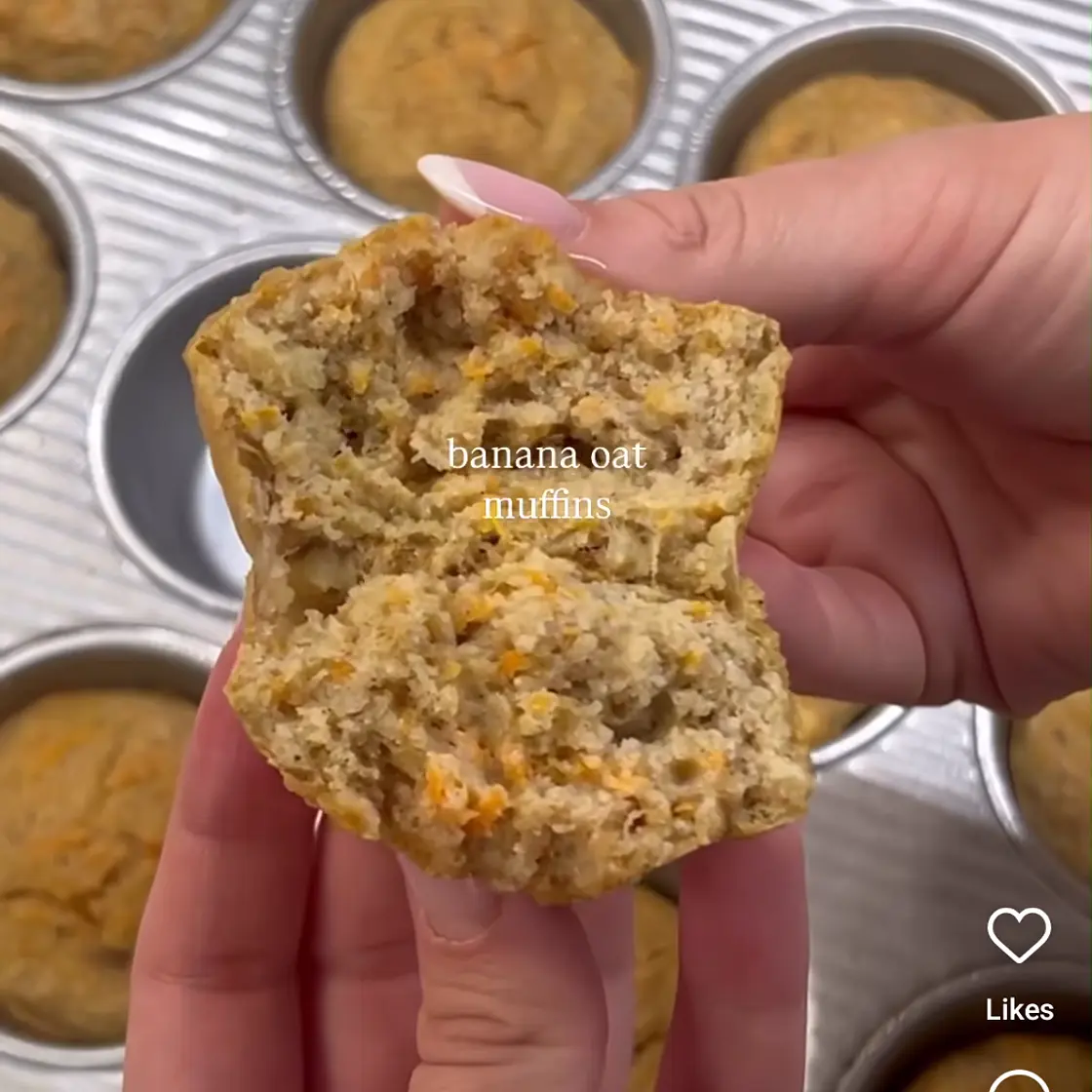 Banana oat muffins