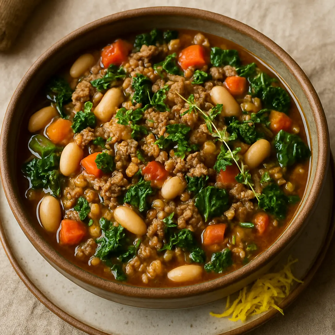 Minced Beef, High-protein Mediterranean Stew