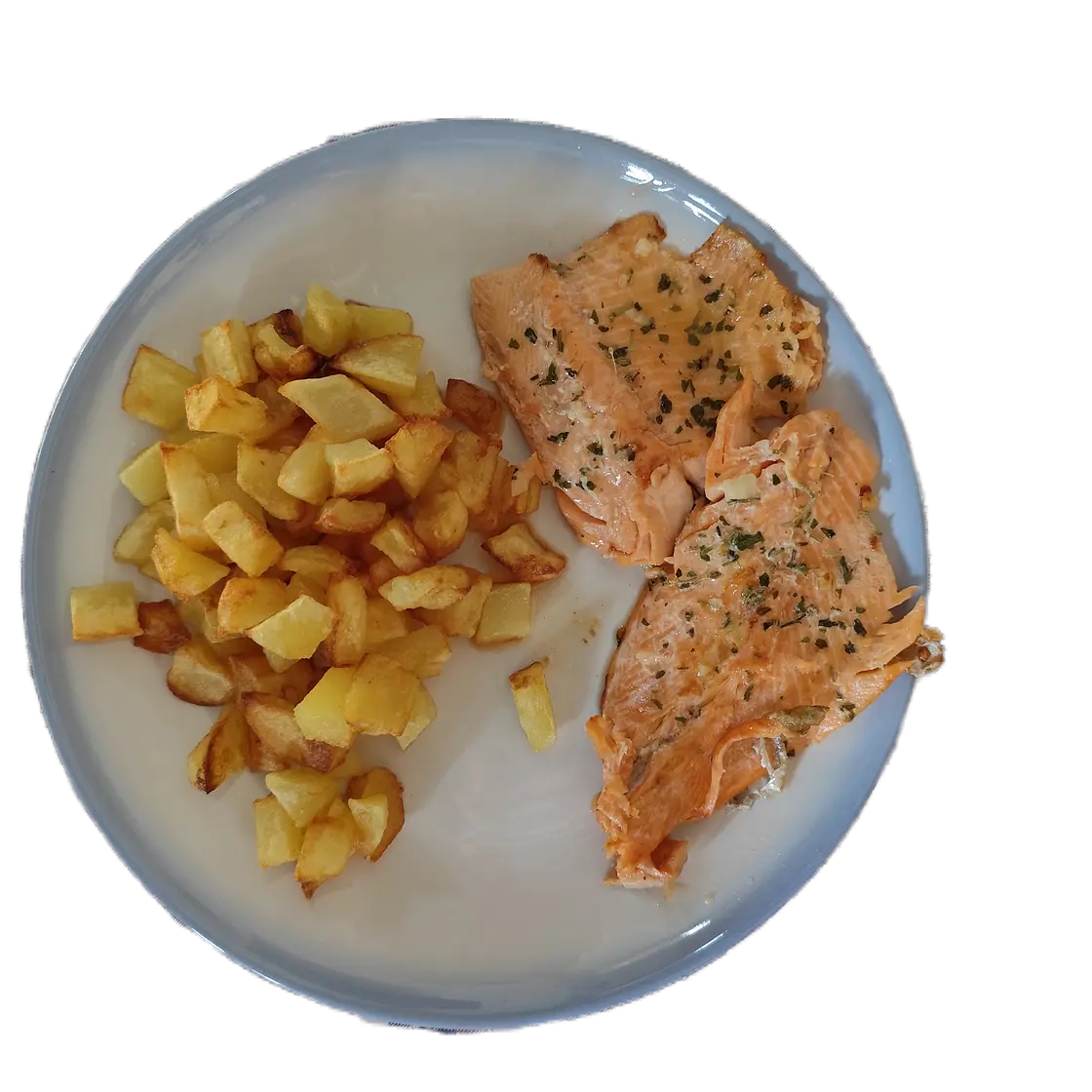 TRUCHA CON PATATAS