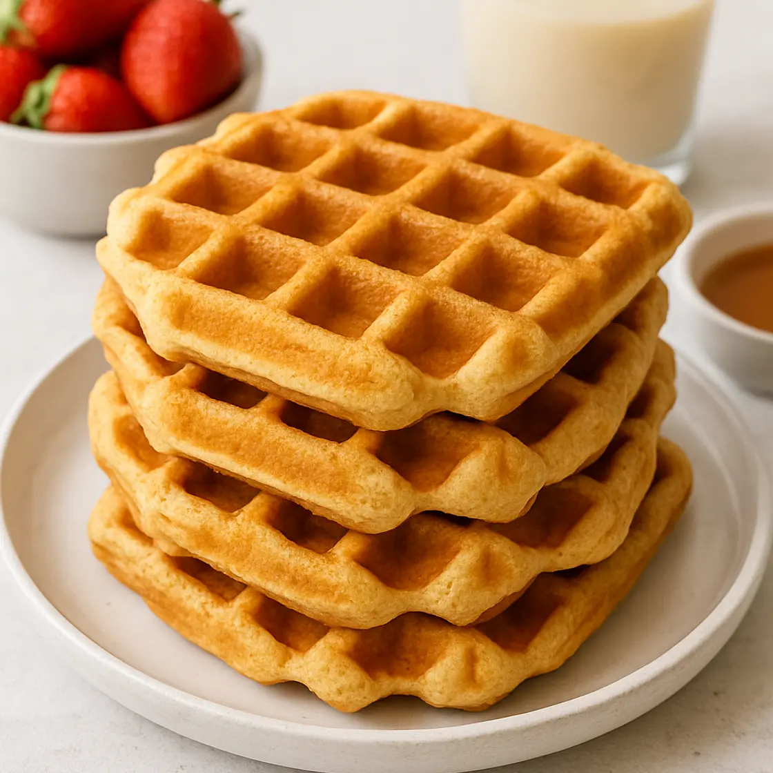 Soft & Fluffy Gluten-Free, Egg-Free Waffles