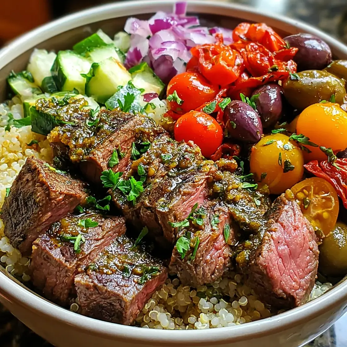 Mediterranean Steak Bowl