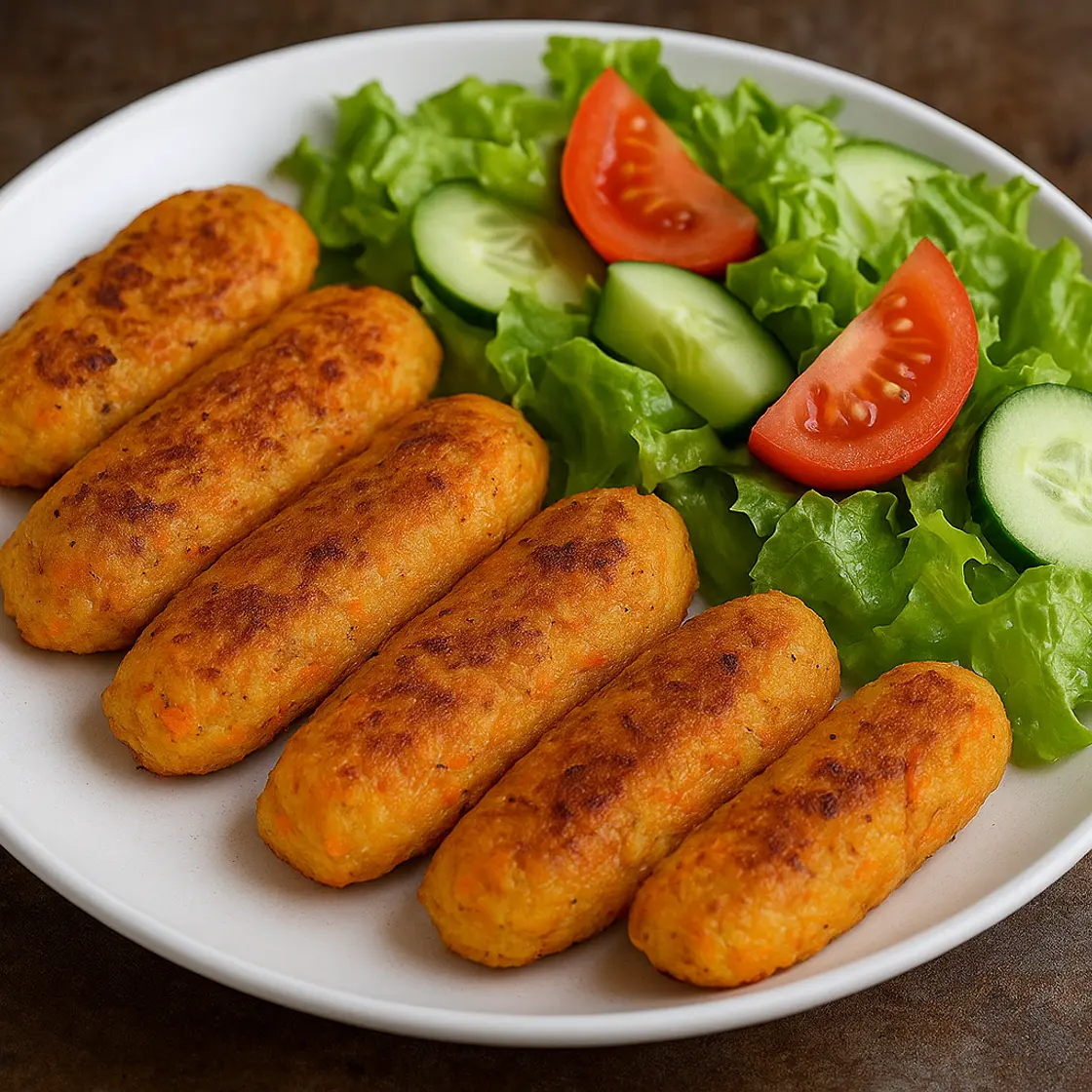 Croquetas de yuca y zanahoria (Costa Rica)