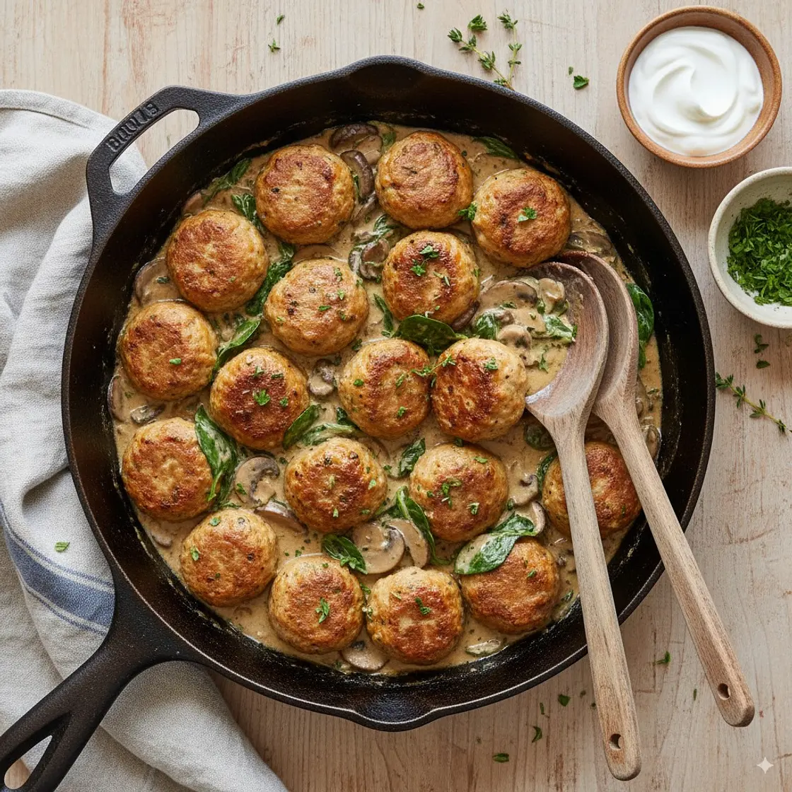 Chicken Meatball Marsala