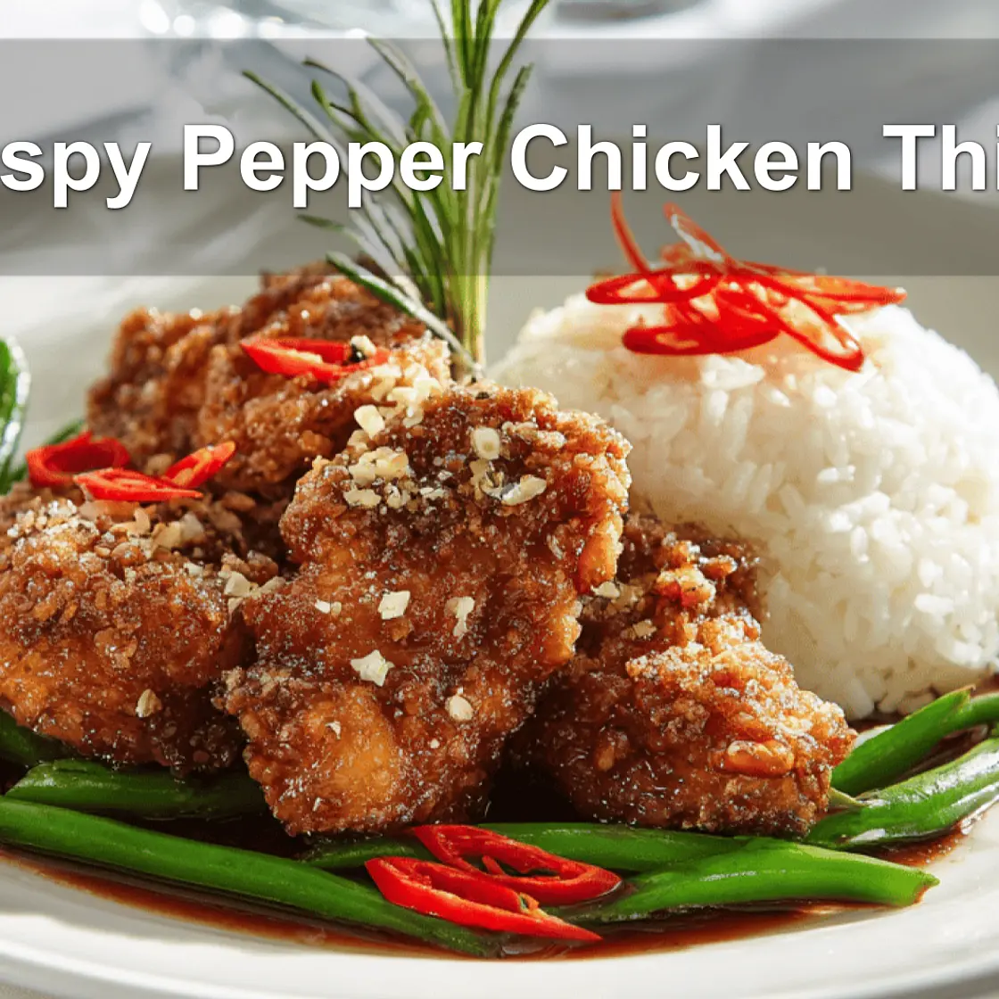 Cozy Fall Night USA Pepper Chicken Dish