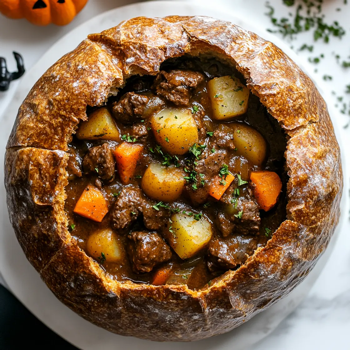 Witches cauldron beef stew