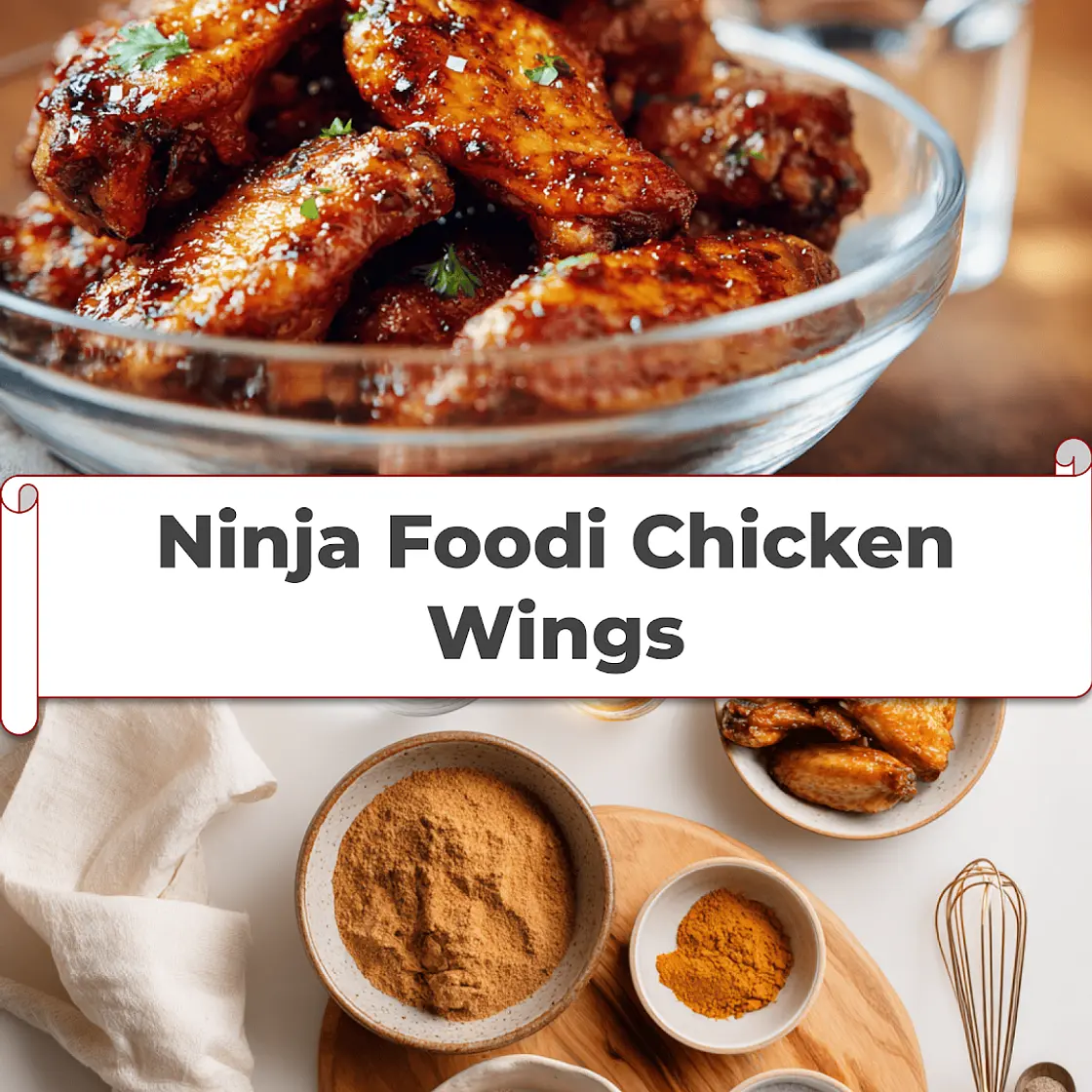 Quick & Easy Ninja Foodi Chicken Wings for Busy Moms