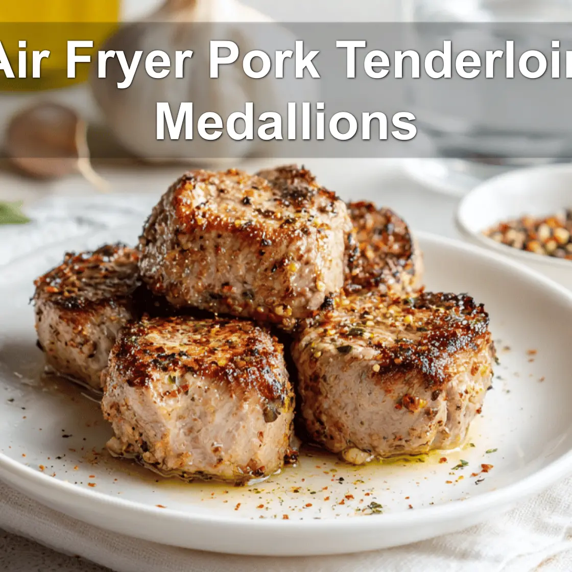 Quick & Easy 25-Minute Air Fryer Pork Medallions