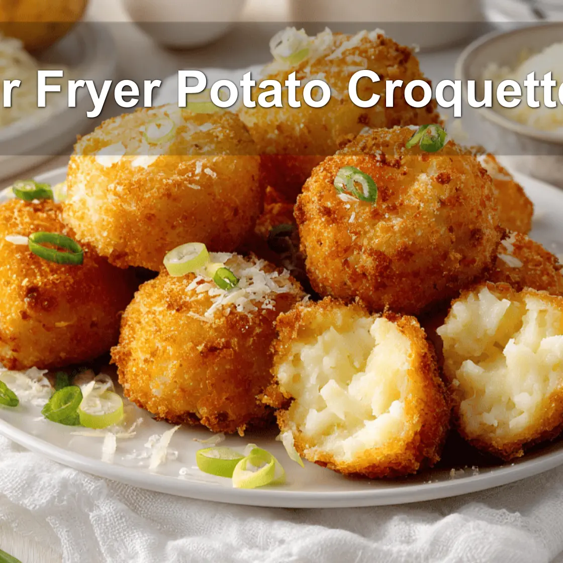 Quick 20-Minute Air Fryer Potato Croquettes USA