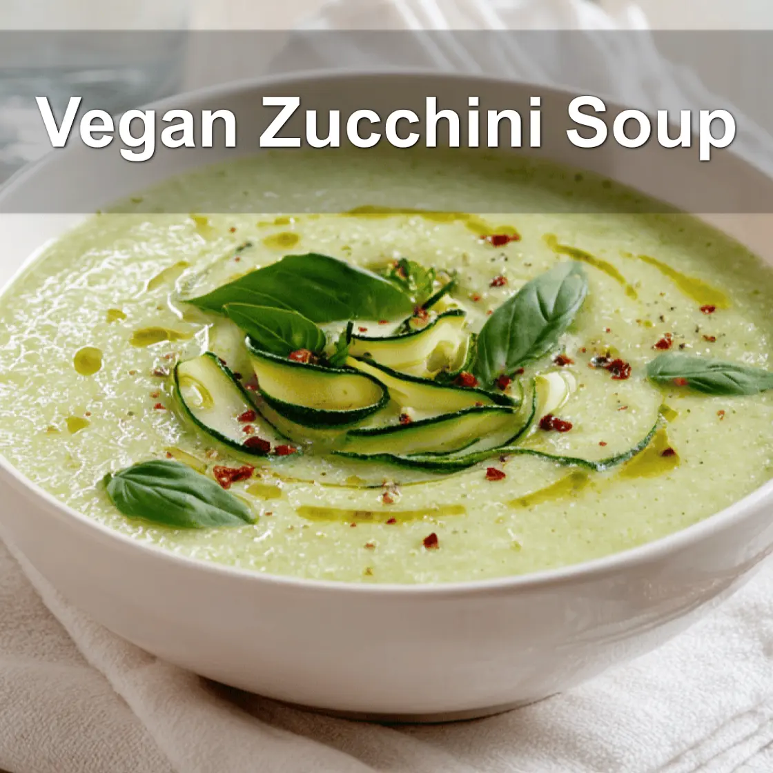 Easy 20-Minute Vegan Zucchini Soup for Busy Families