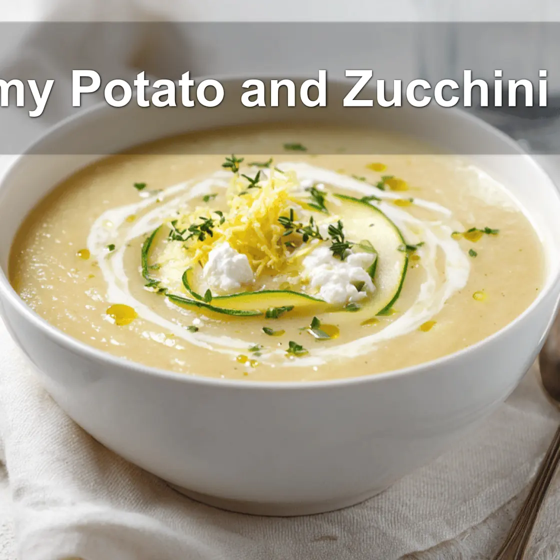 Cozy Creamy Potato and Zucchini Soup for Fall
