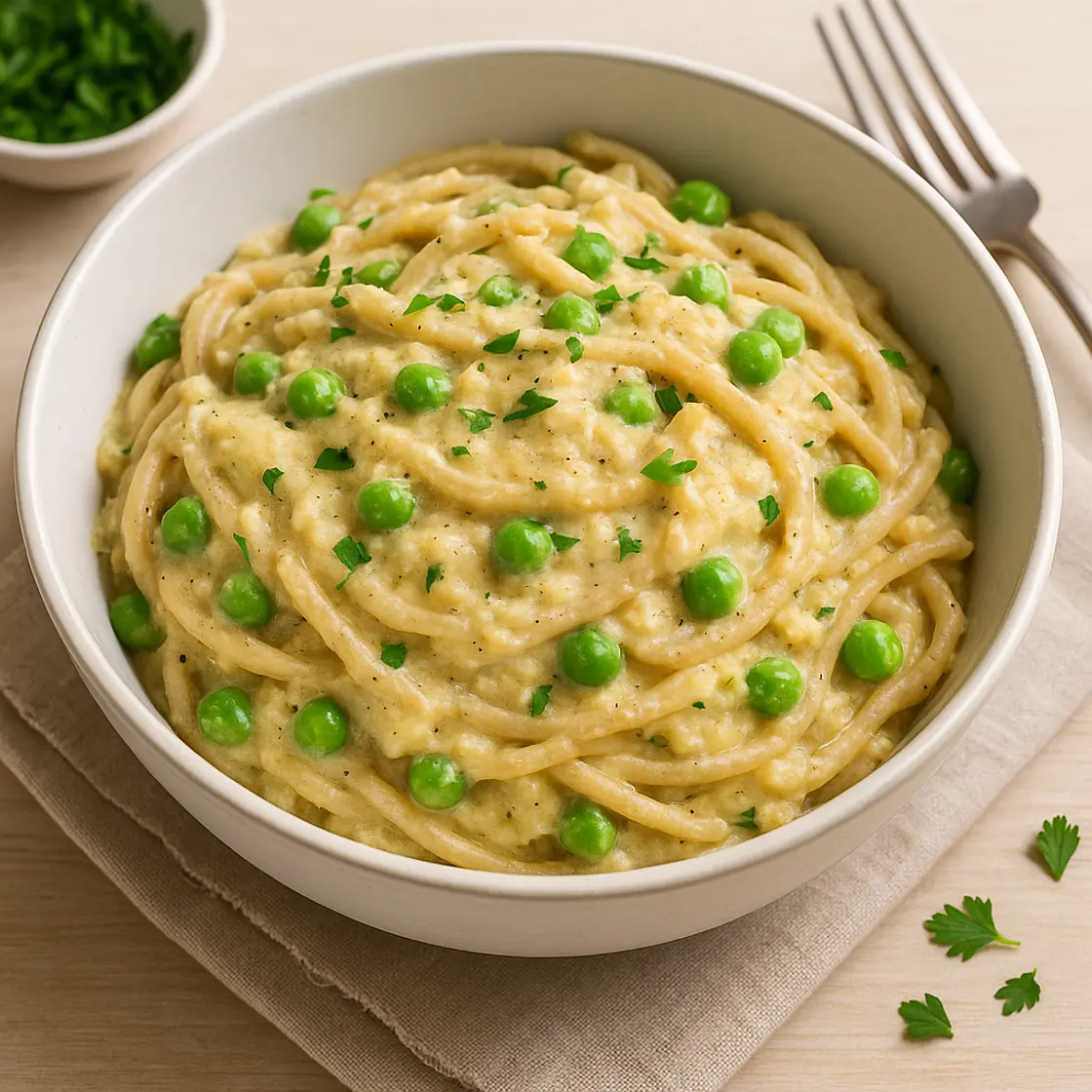 Tangy Tofu “Cheesy” Pasta