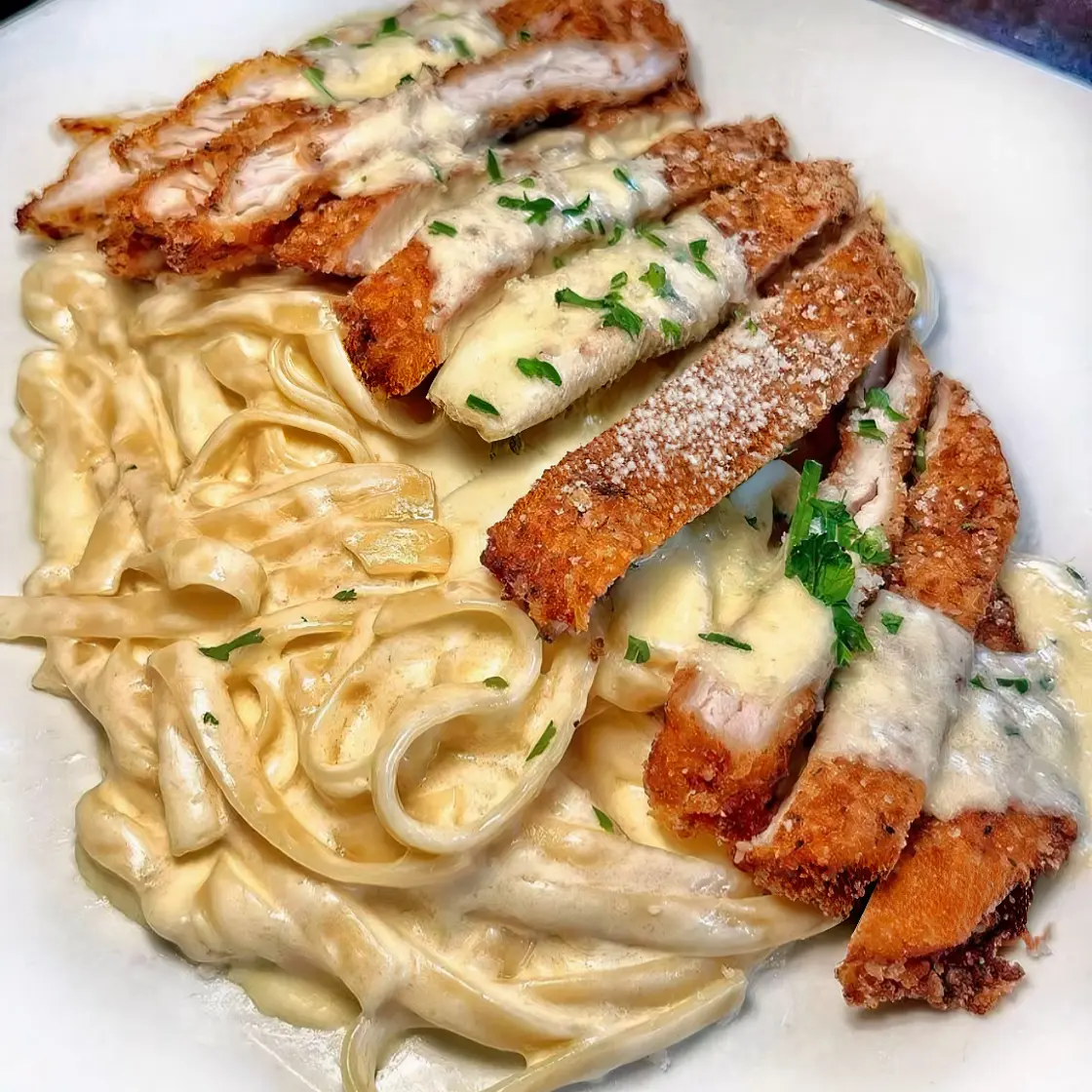 High-Protein Chicken Alfredo