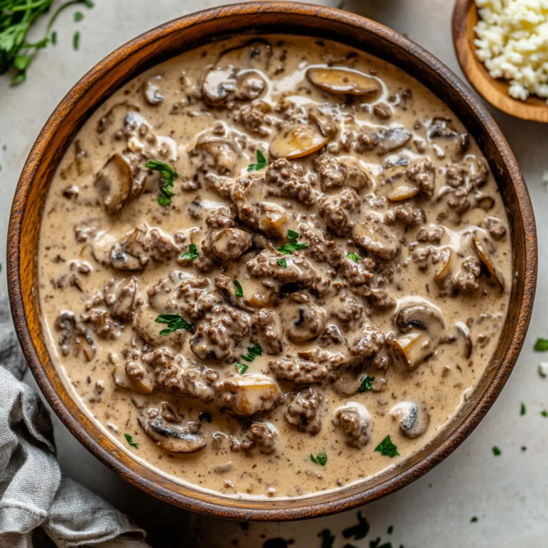 Keto Beef Stroganoff