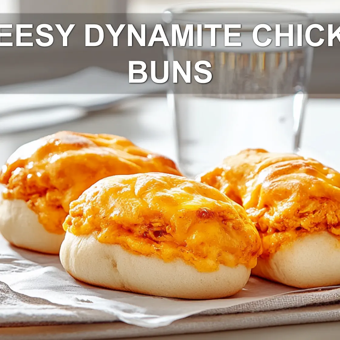 Cozy Cheesy Dynamite Chicken Buns for Fall