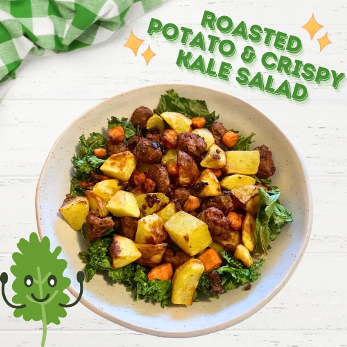 Roasted Potato & Crispy Kale Salad
