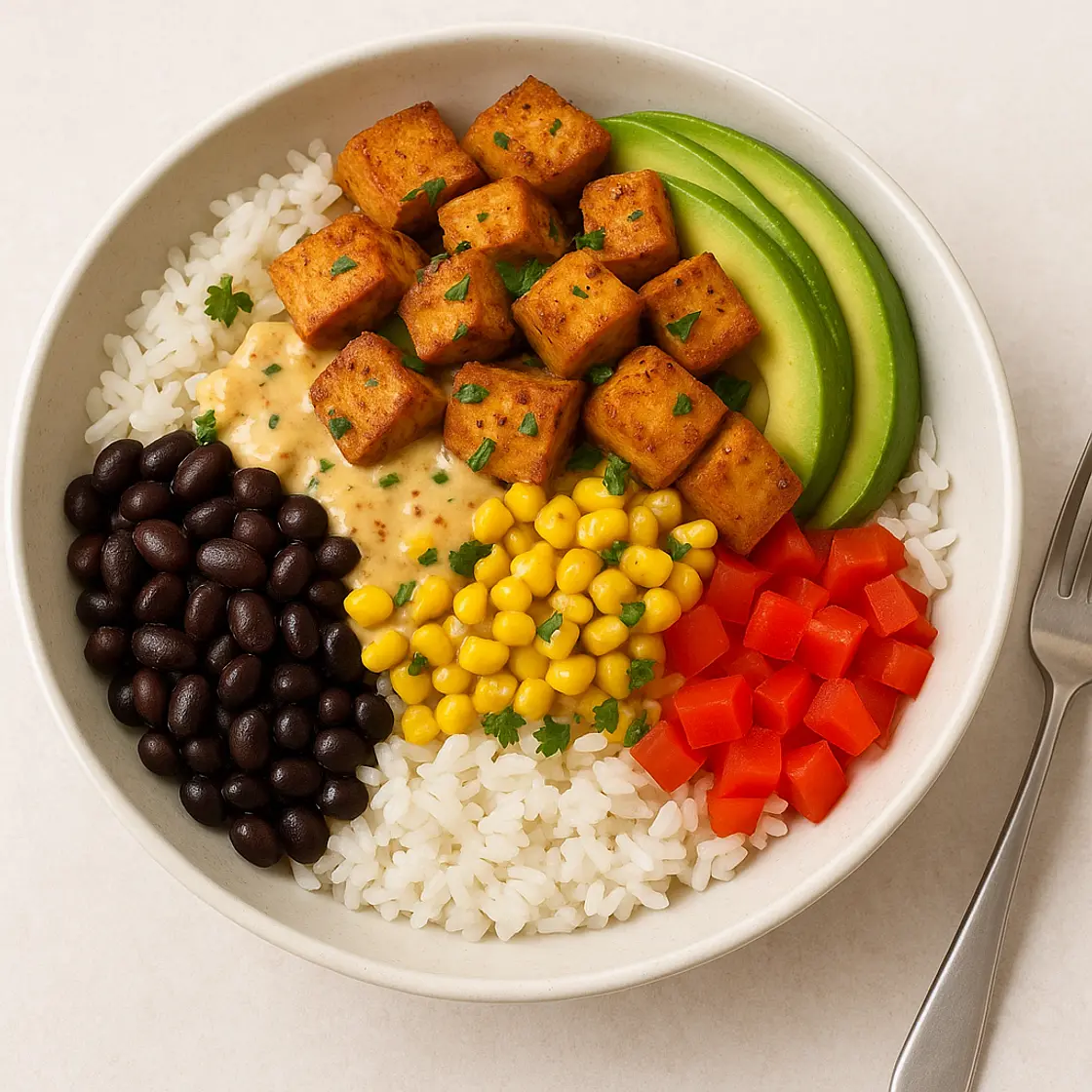🌱 Chili-Lime Tofu Bowl