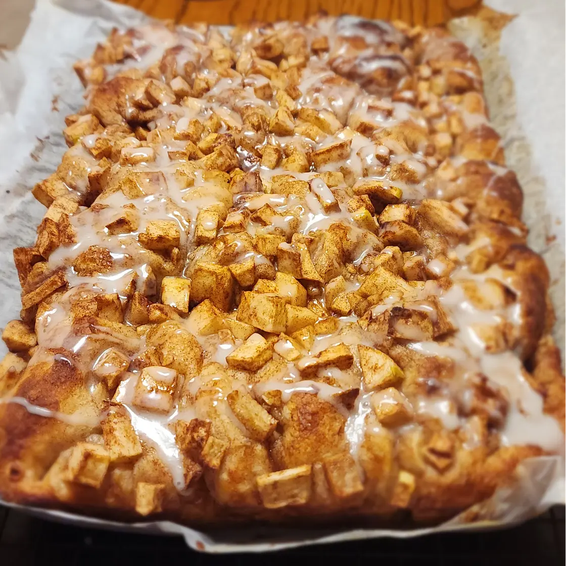 Tear & Share Apple Fritter Focaccia