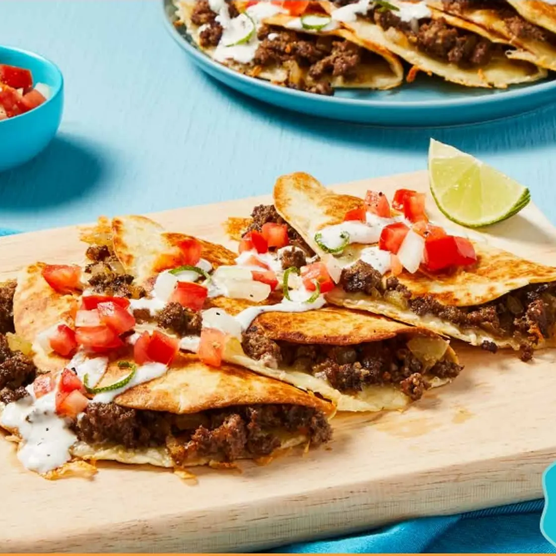 Cheesy Southwest Beef Tacodillas