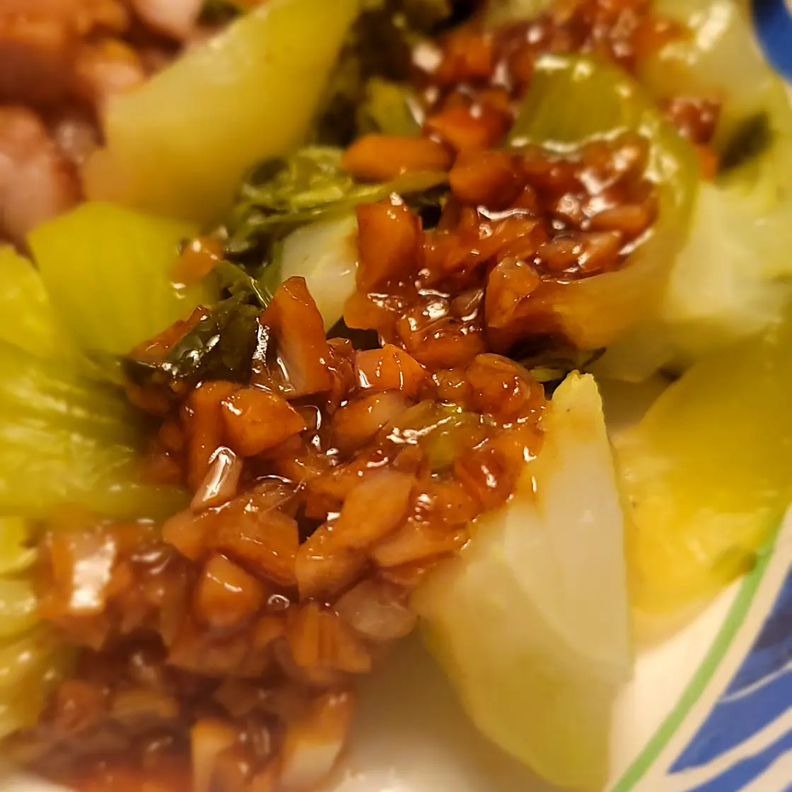 Steamed bok choy recipe
