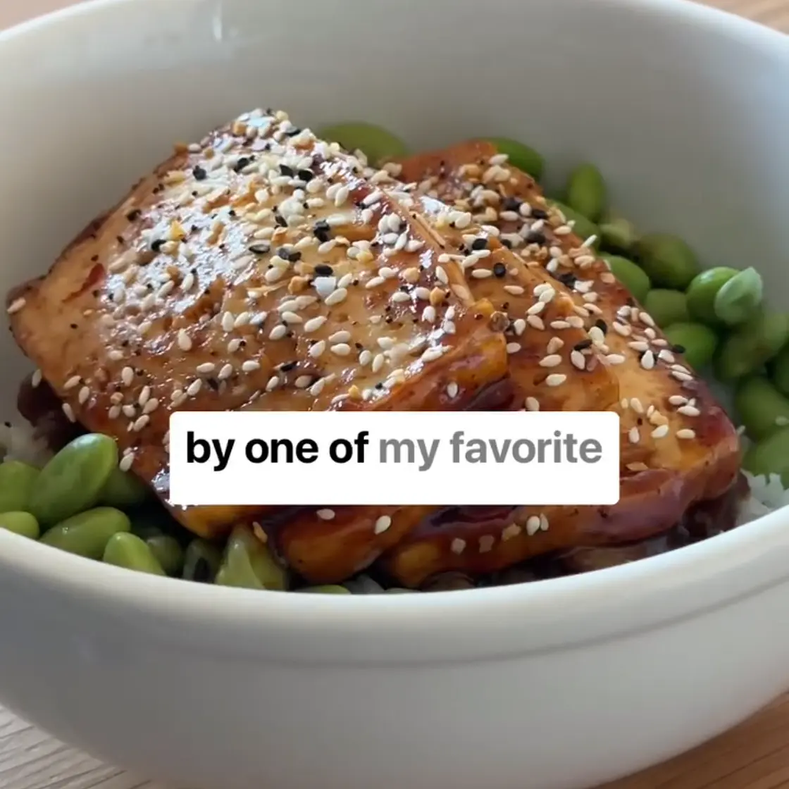 Tofu & Edamame Rice Bowl