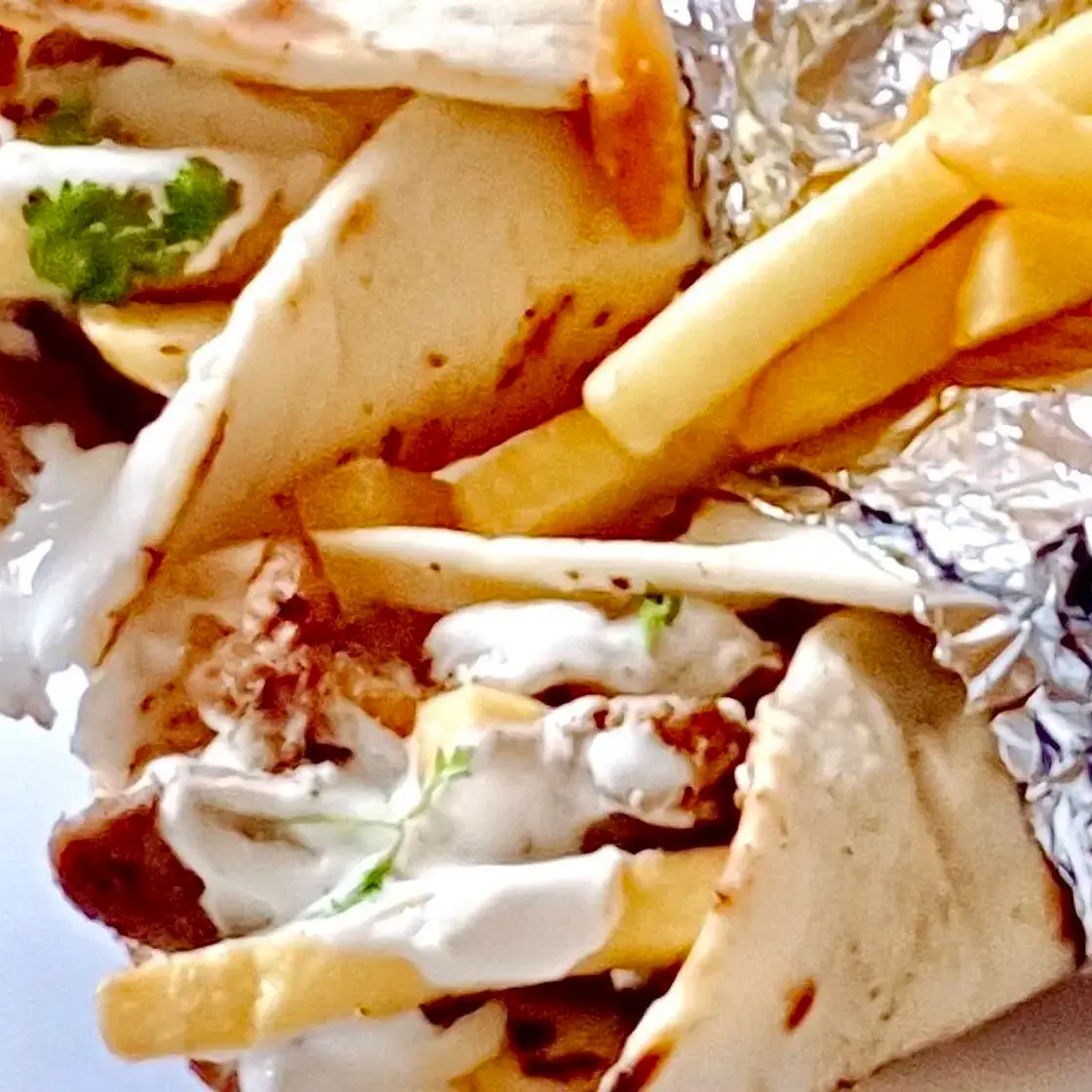 EASY Chicken Shawarma Wrap (with Creamy Garlic Sauce Recipe)