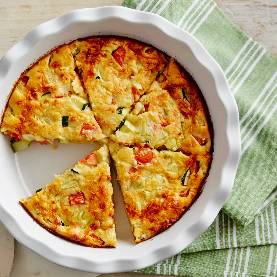 Impossibly Easy Zucchini Pie