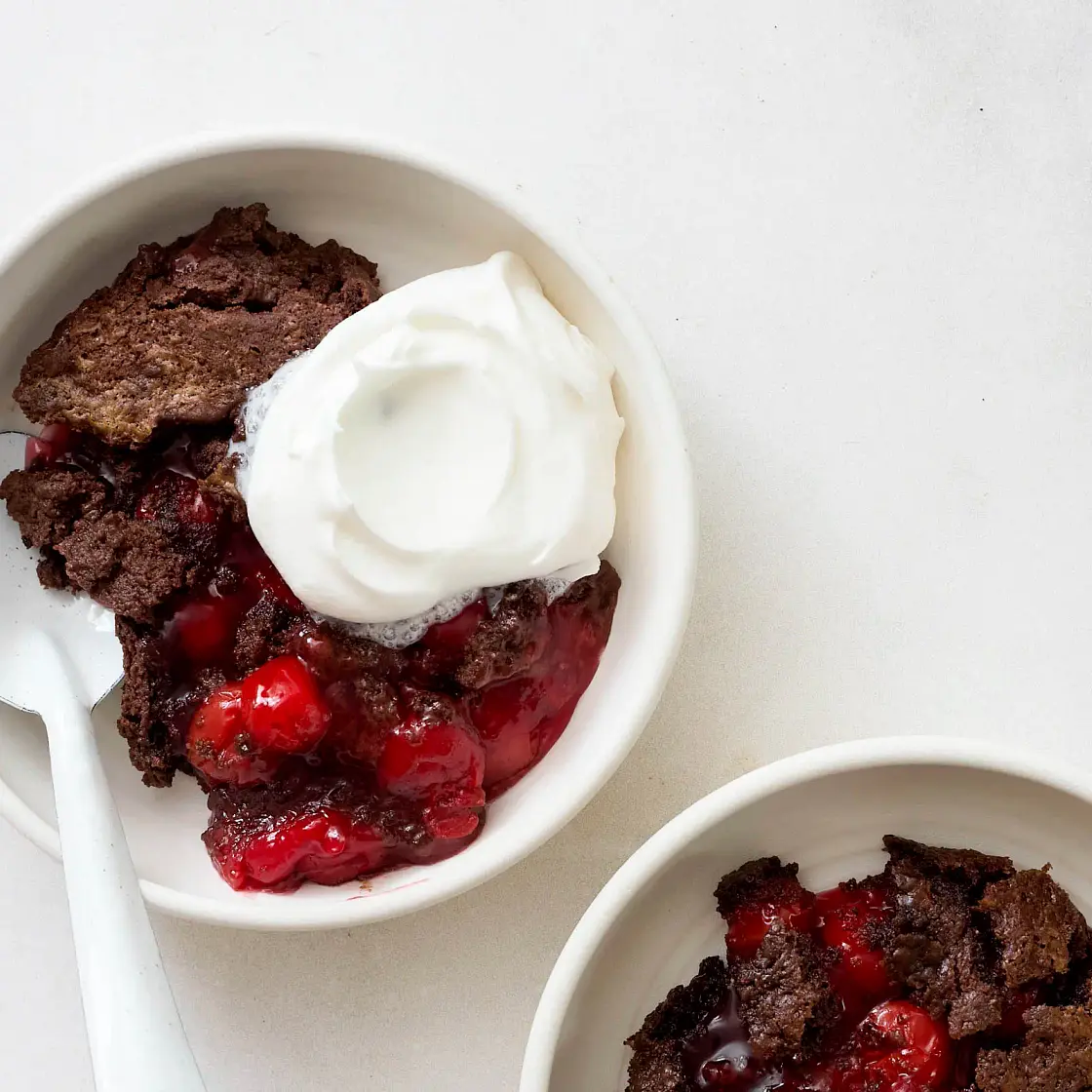 3-Ingredient Chocolate Cherry Dump Cake
