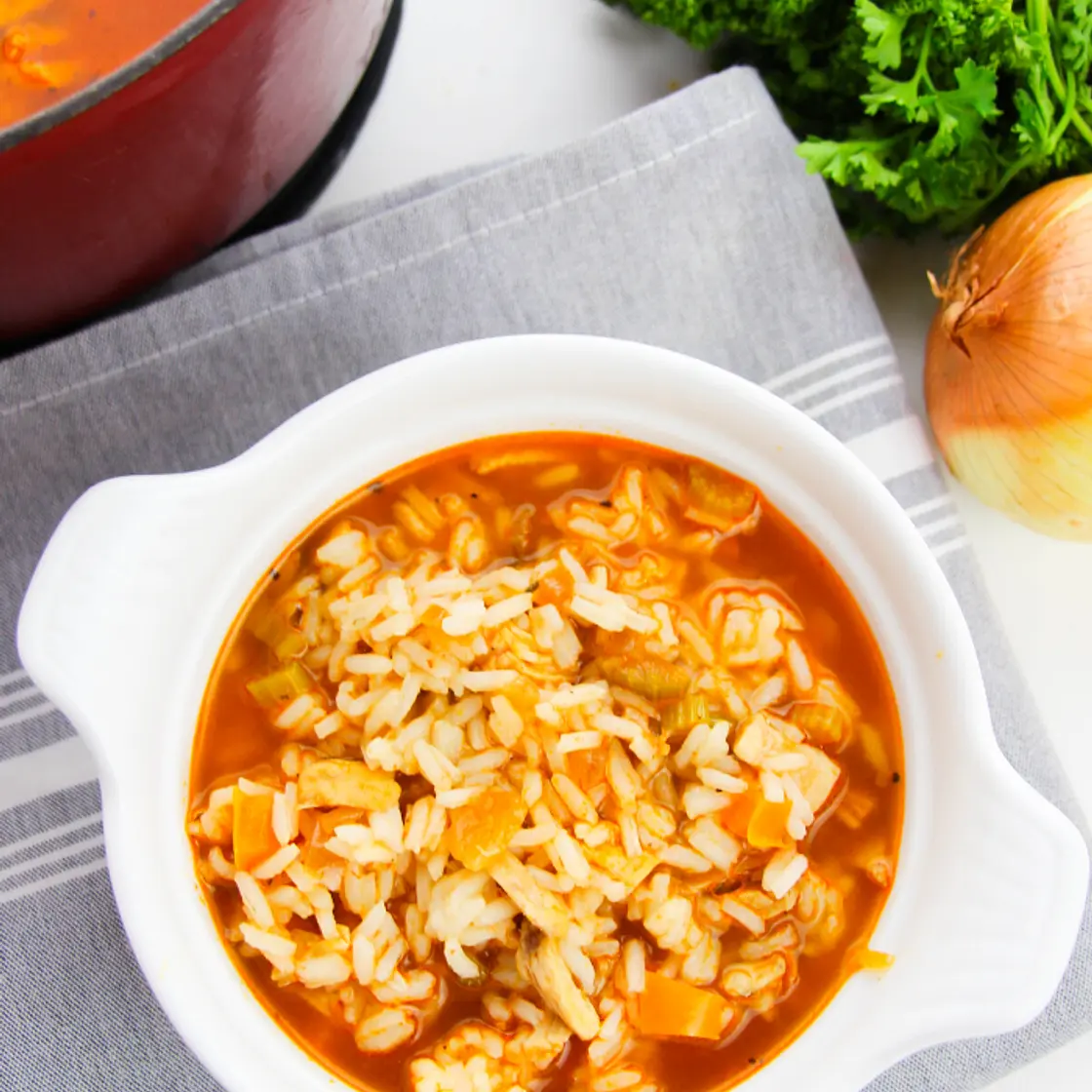 Cajun Chicken & Rice Soup Recipe