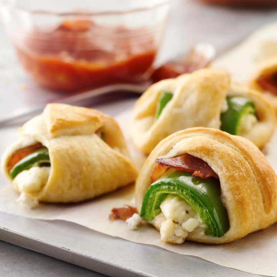 Crescent Jalapeño Poppers