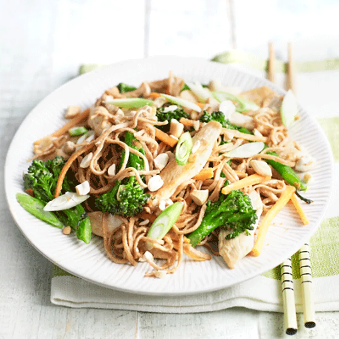 Cashew chicken stir-fry