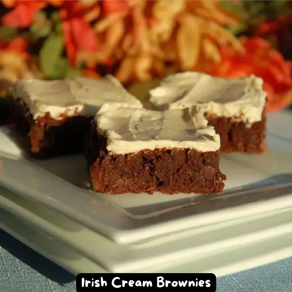 The Best Irish Cream Brownies
