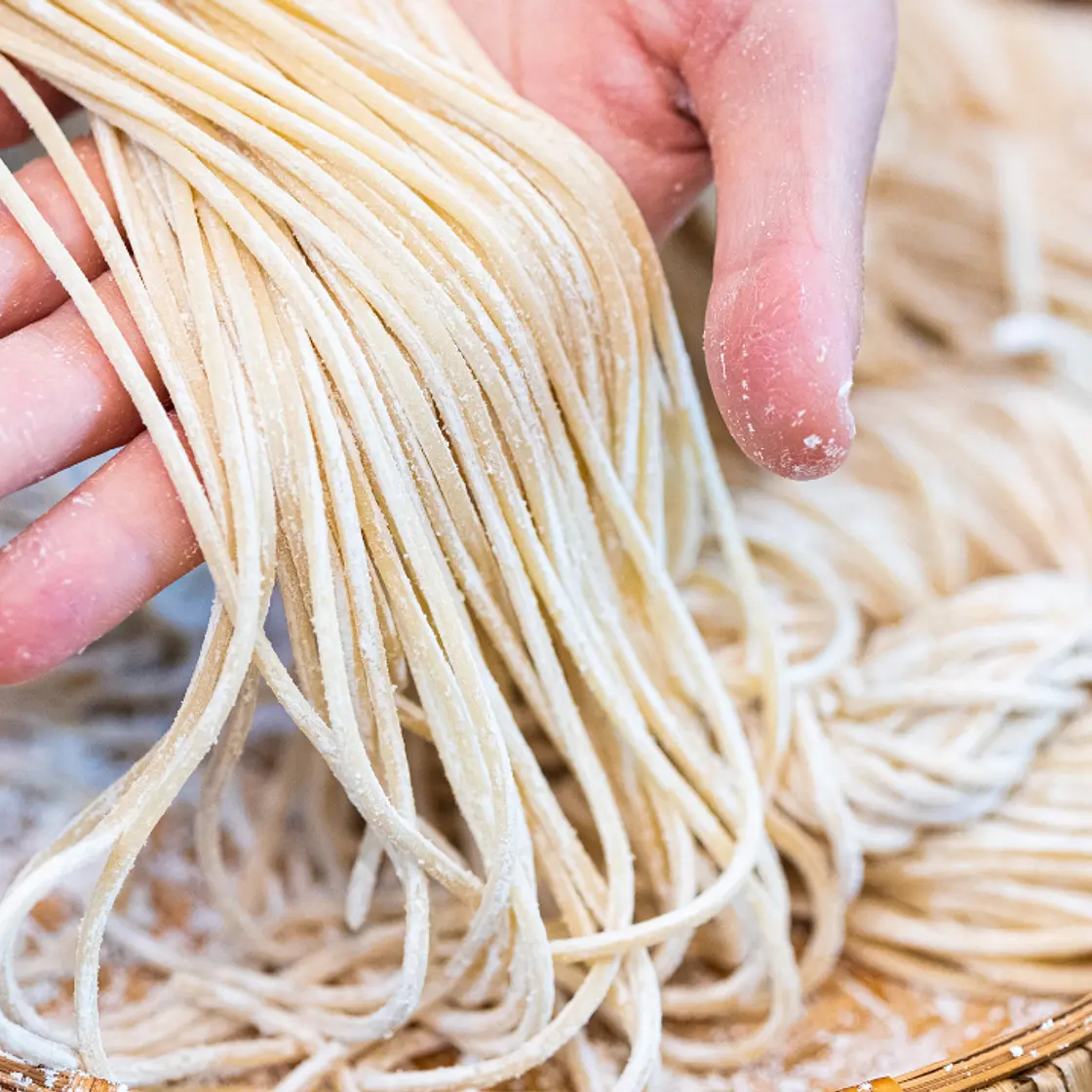 Homemade Lo Mein Noodles