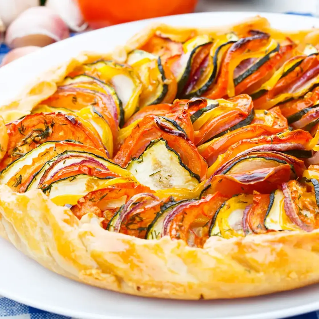 Quiche de ratatouille au comté