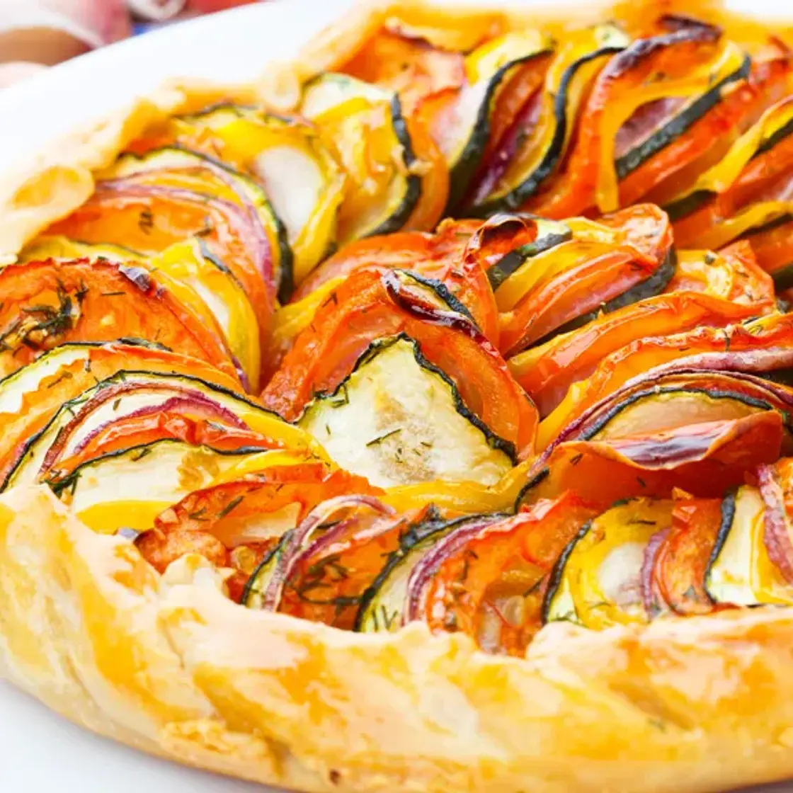 Quiche de ratatouille au comté