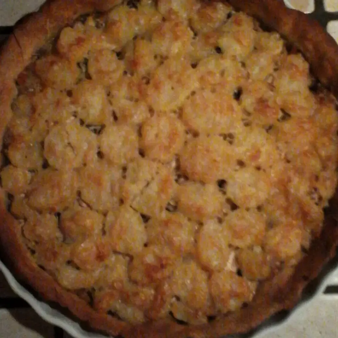 Quiche de poulet et pommes de terre