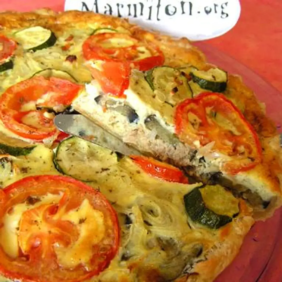 Quiche estivale au thon