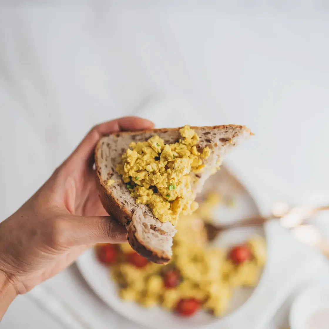 Tofu Scramble on Toast